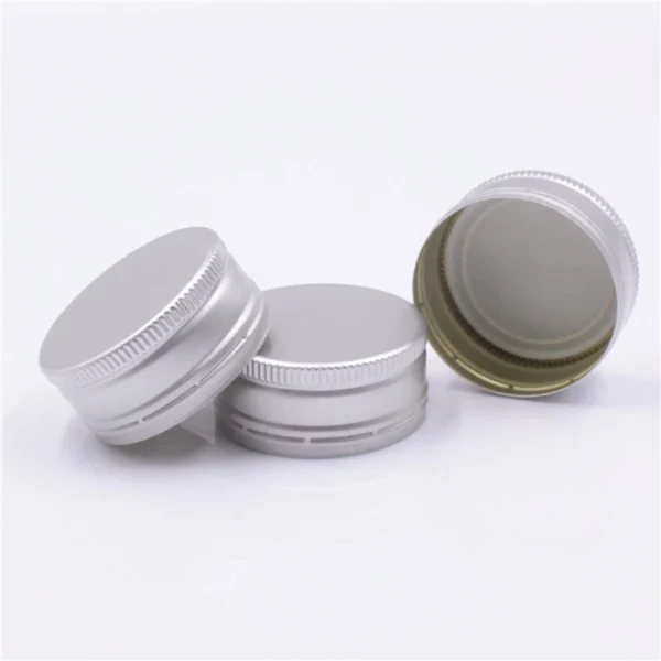 38mm Silver Aluminum Cap - Image 2